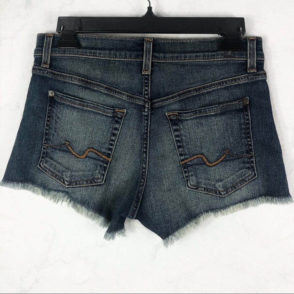 [7 For All Mankind] Distressed Shorts